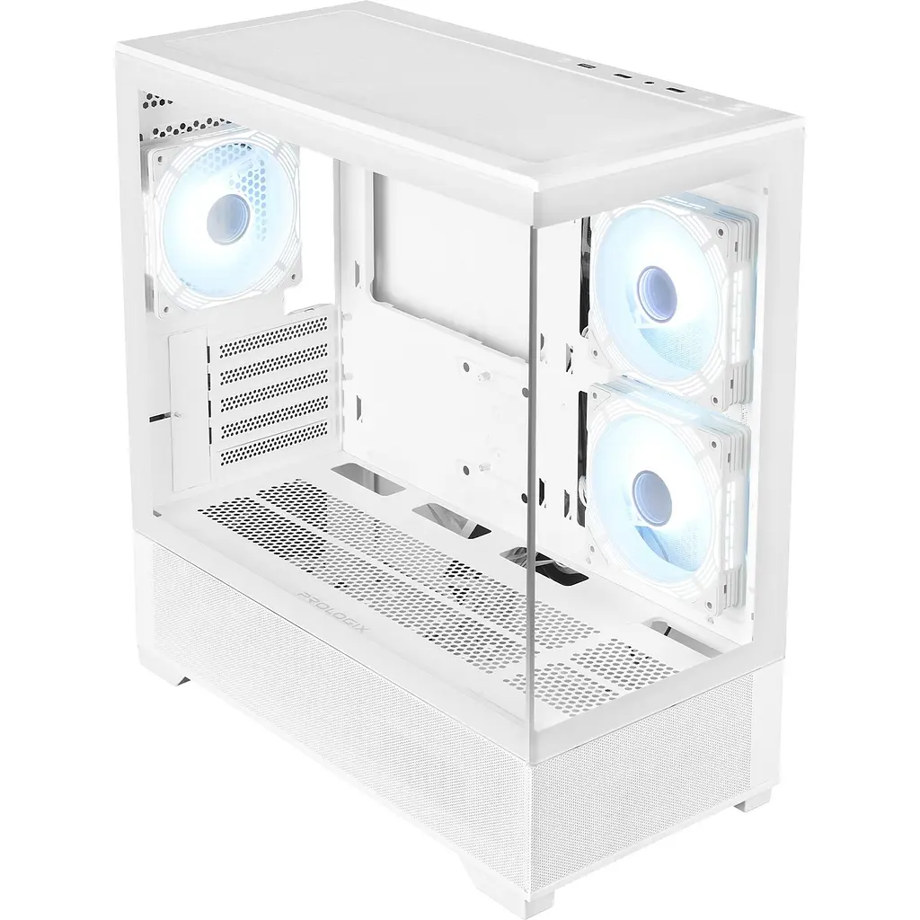 Корпус Prologix Axon GM-03AW Glass White [146855] - фото 3