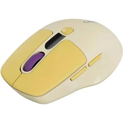 Комп'ютерна мишка Canyon MW-26 LCD Silent Wireless/Bluetooth Yellow (CNS-CMSW26Y) - фото 2