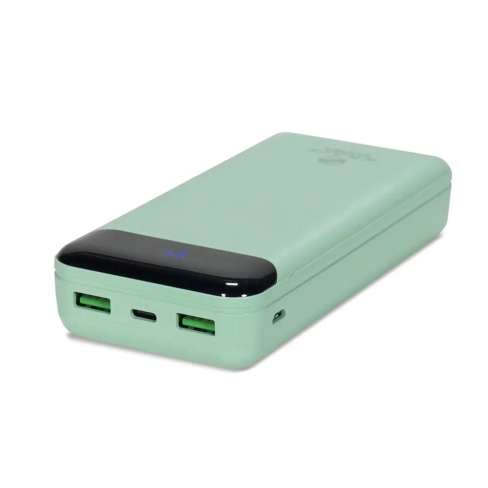 Повербанк 20000mAh Power Bank Kraft TPB-2020 Green 22.5W QC3.0 (43-00051) - фото 6