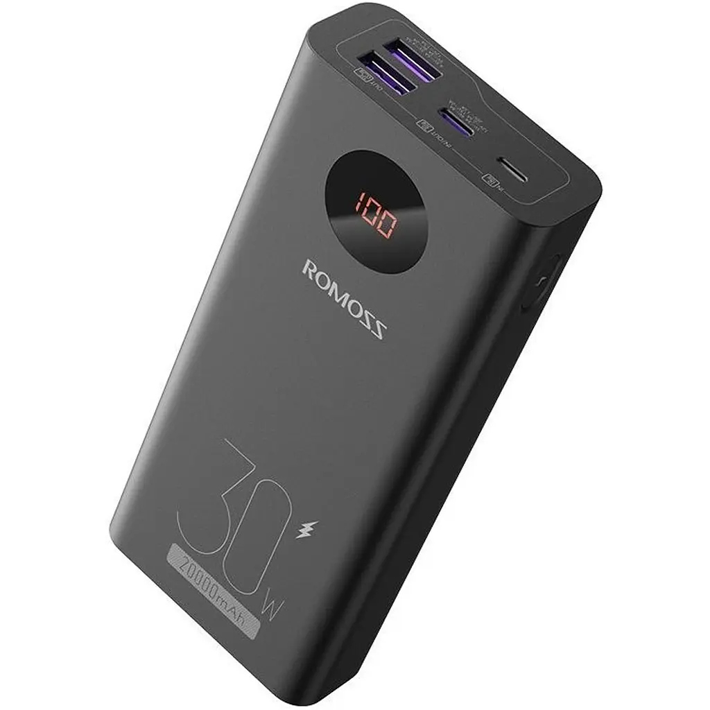 Внешний аккумулятор Romoss PEA20 20000mAh 30W Black [PEA20-192-2111H] [120787] - фото 2