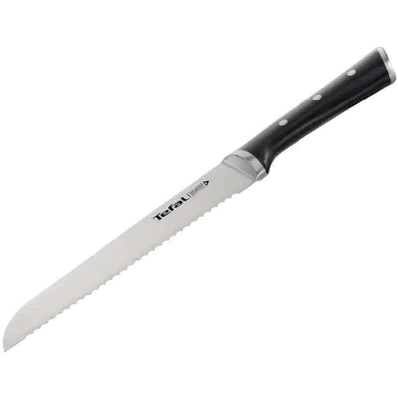 Кухонний ніж Tefal Ice Force 20см, чорний (K2320414) - фото 2