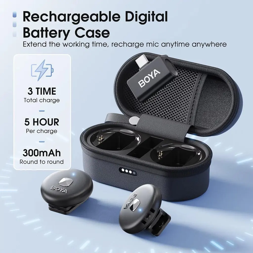 Петличний мікрофон Boya Omic-U Type-C Black - фото 9