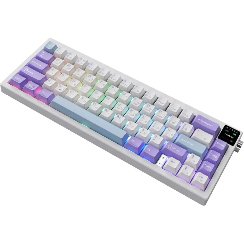 Клавіатура Ajazz AK650 Flying Fish Switch Purple (AK650-FF-PWB) [129499] - фото 6