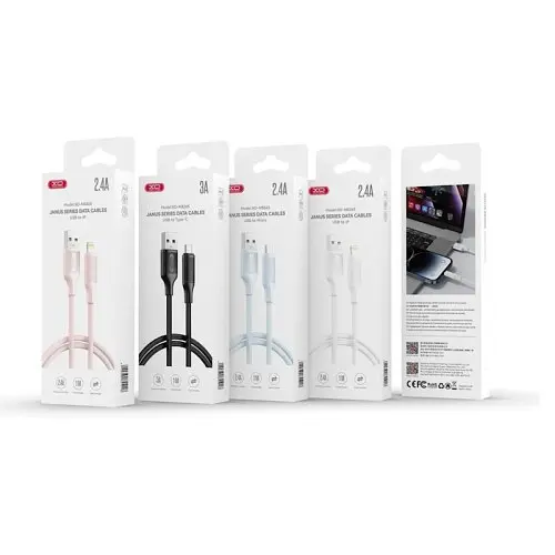 Кабель XO NB265 Minimalist Series Type-C Data Cable 1m Рожевий - фото 2