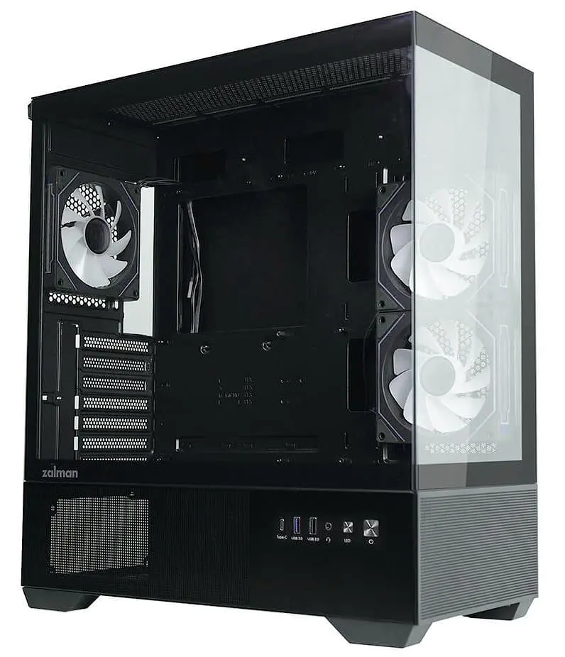 Корпус Zalman Chronix V2 Tempered Glass без БЖ Black (CHRONIXV2BLACK) - фото 2