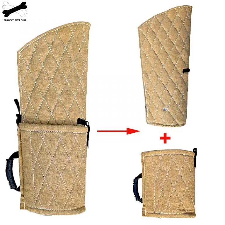 Рукав для дресирування собак Linen Dog Training Bite Sleeve Beige - фото 4