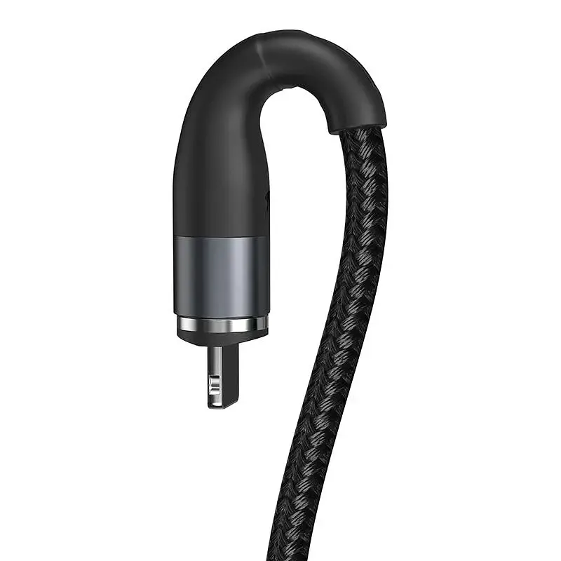 Кабель Baseus USB Lightning Magnetic 2.4 A Zinc color 1 m - фото 7