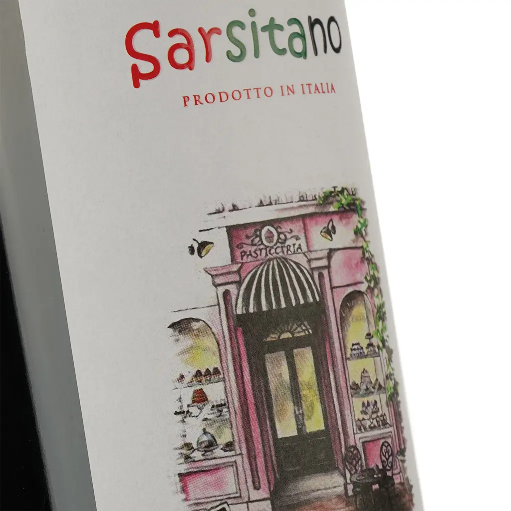 Вино Sarsitano Vino Rosso Amabile, красное, полусладкое, 0,75 л - фото 3