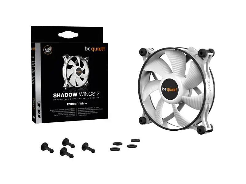 Вентилятор Be quiet! Shadow Wings 2 120mm White (BL088) - фото 3