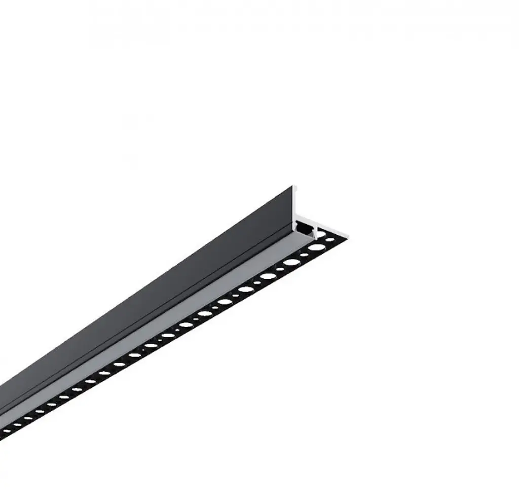 LED профіль для підсвітки сходинок штанга 2 м розсіювач в комплекті Kloodi KLP3021 2 BK - фото 4