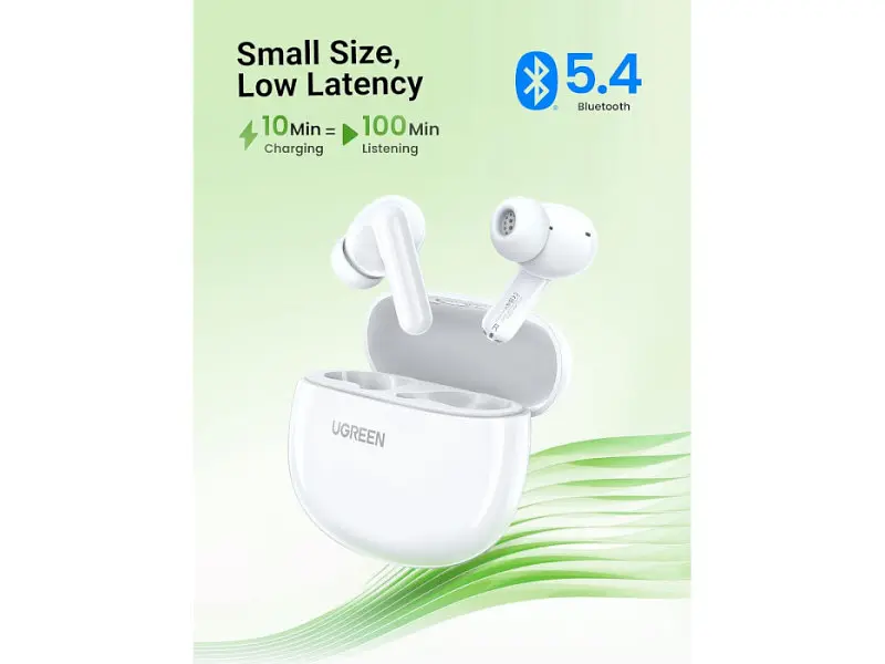 Навушники TWS UGREEN WS207 HiTune T3CWhite (45110) - фото 9