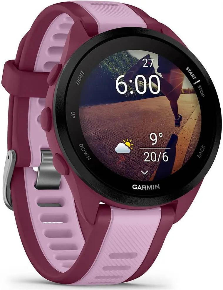 Смарт-часы Garmin Forerunner 165 Music Berry/Lilac 010-02863-33/B3 - фото 8