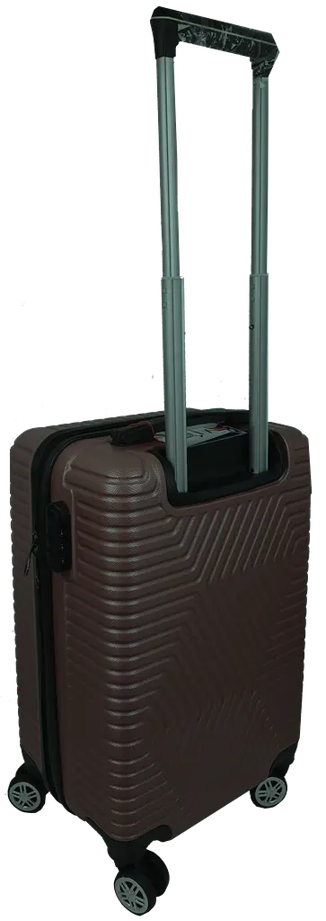 Валіза пластикова GD Polo 45 л 57x34x25 см ABS коричнева - фото 4