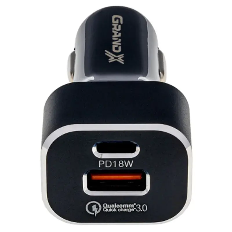 Зарядний пристрій Grand-X CH-29 PD 3.0, Quick Charge QС3.0, 1 TypeC, 1 USB (CH-29) - фото 3