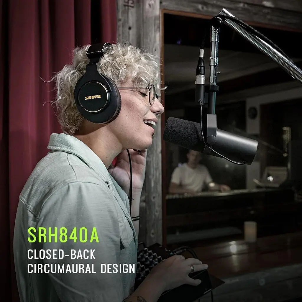 Навушники Shure SRH840A Professional Studio Black - фото 7