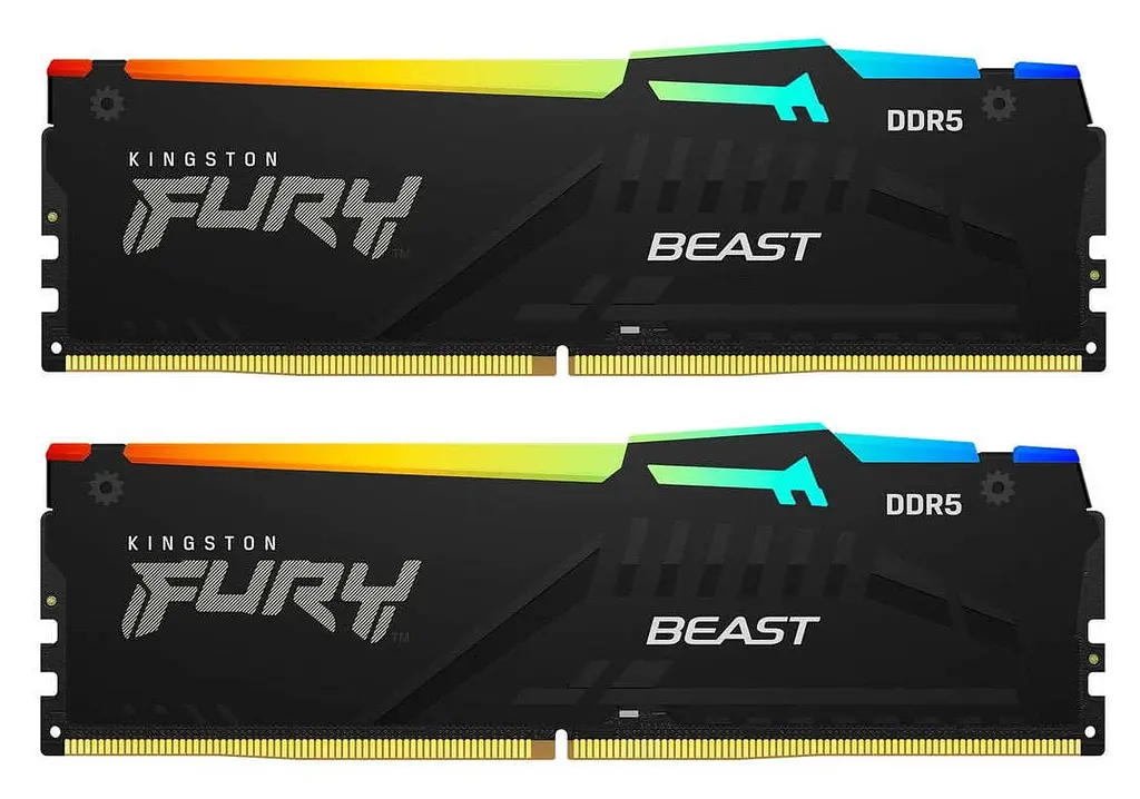 Пам'ять для настільних комп'ютерів Kingston FURY 64 GB (2x32GB) DDR5 6000 MHz Beast RGB EXPO (KF560C30BBEAK2-64) - фото 2