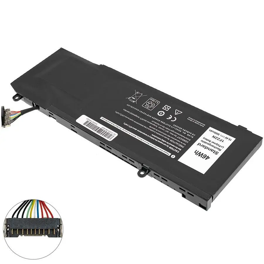 Акумулятор Dell 1F22N (Alienware M17 series) 15.2V 3000 mAh 46Wh Black - фото 2