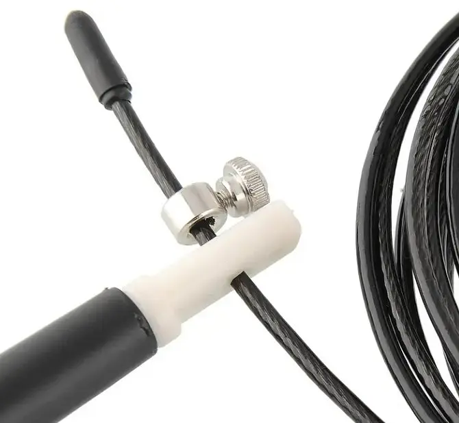 Скакалка швидкісна Power System PS-4033 Crossfit Jump Rope Black 2,8 м (PS-4033_Black) - фото 3