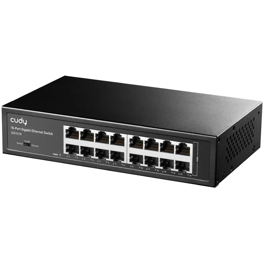Комутатор Cudy GS1016, 16-Port Gigabit Metal Switch - фото 2