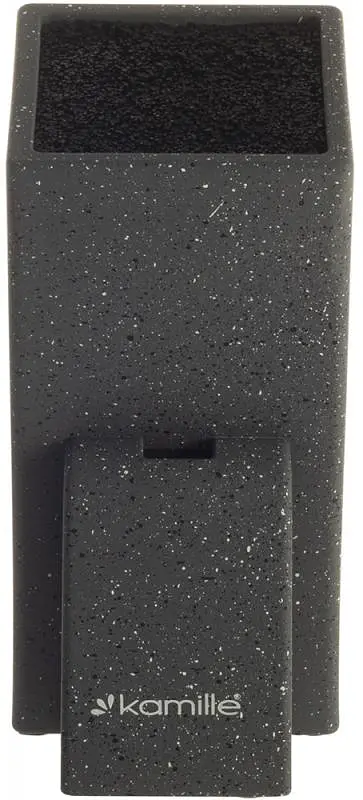 Підставка-колода для ножів Brash Stand з наповнювачем Kamille 10.5x10.5х26 см kuh0007463 - фото 5