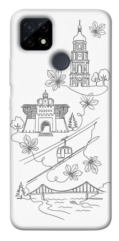 TPU чохол Demsky Kyiv spirit для Realme C21Y