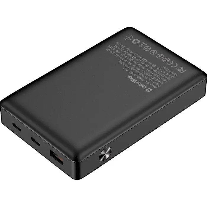 Повербанк ColorWay 20000 mAh 65W Black (CW-PB200LPA3BK-PDD) - фото 5