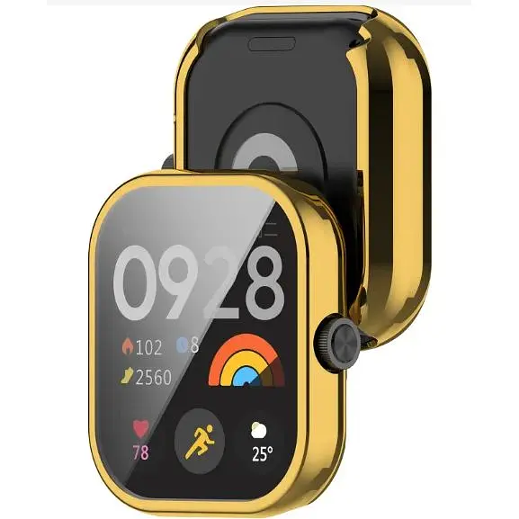 Чохол-накладка DK для Xiaomi Redmi Watch 4 Silicone Face Case (gold) - фото 2