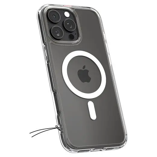 Чехол Spigen Crystal Hybrid with MagSafe White для iPhone 16 Pro Max (ACS08032) - фото 5
