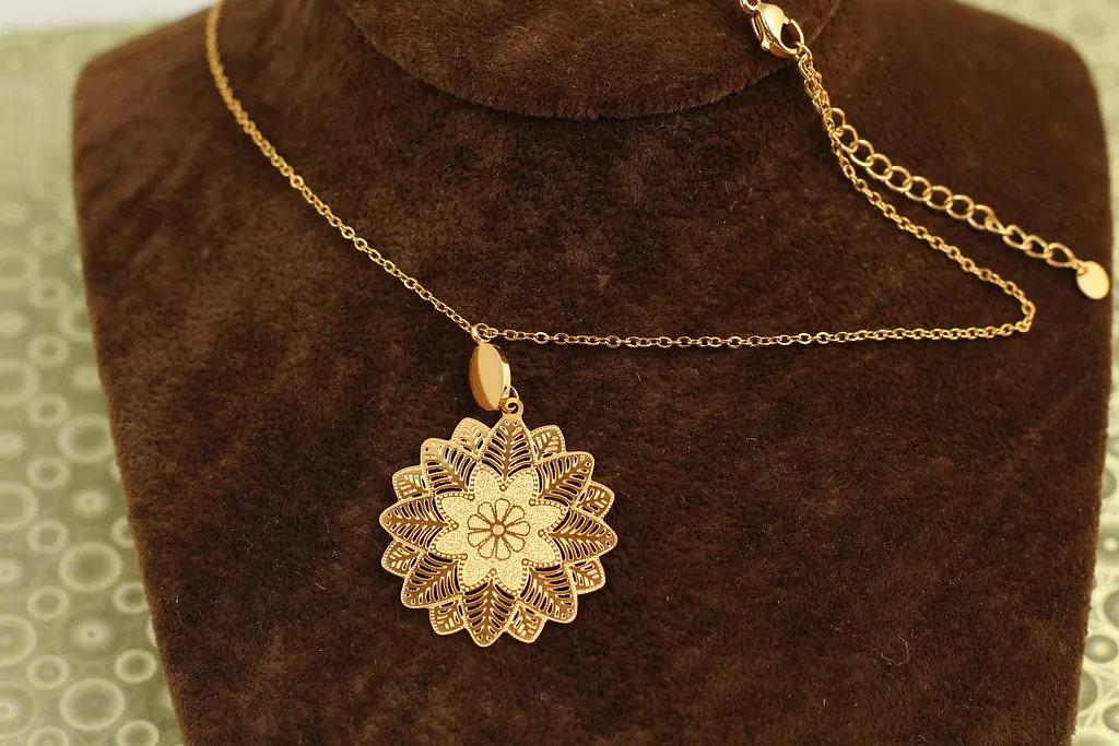 Набір Xuping Jewelry Мандала золотистий - фото 2