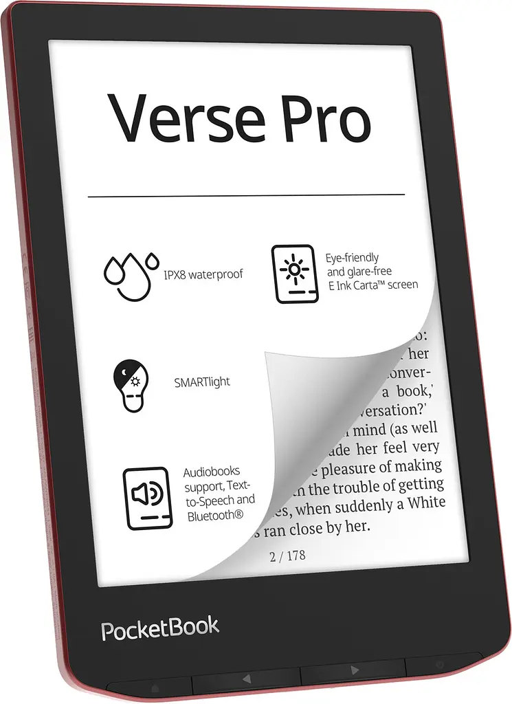 Електронна книжка PocketBook Verse Pro (PB634) Passion Червоний - фото 2
