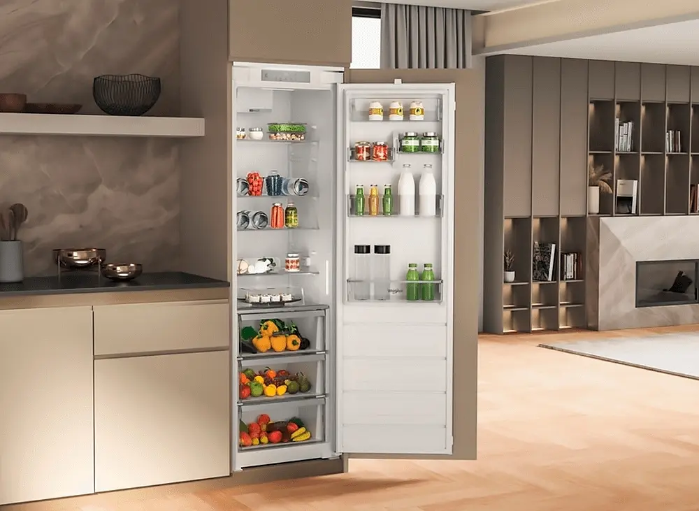 Холодильна камера вбудована Whirlpool 177x54х54, 314л, А++, ST, інв., білий - фото 2