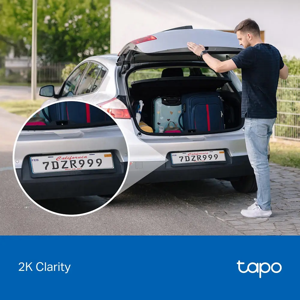 Комплект камери TP-Link розумної бездротової TAPO C411 KIT 2K та сонячної панелі - фото 8