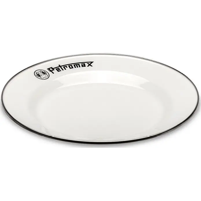 Набір тарілок Petromax Enamel Plates 26 см 2 шт Білий (1017-px-plate-26-w) - фото 2