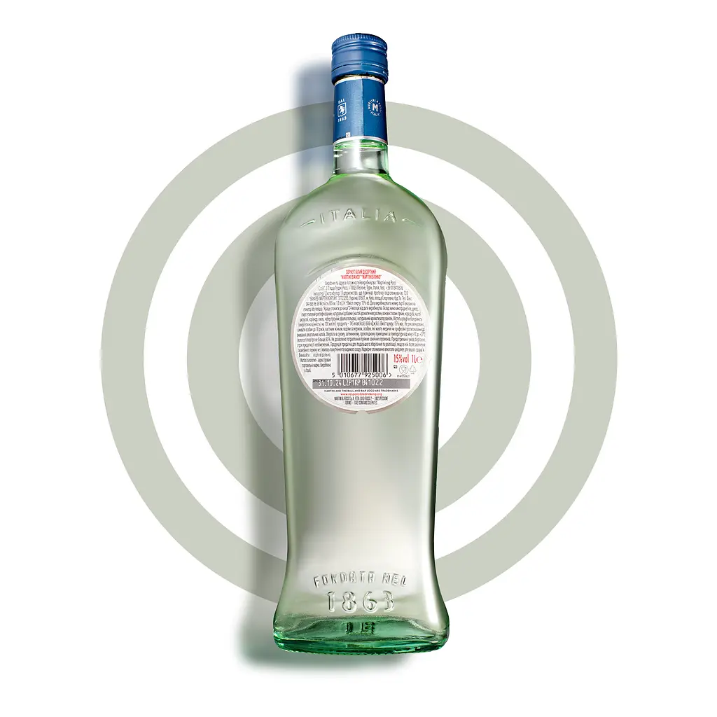 Вермут Martini Bianco 15% 1 л (28900) - фото 5