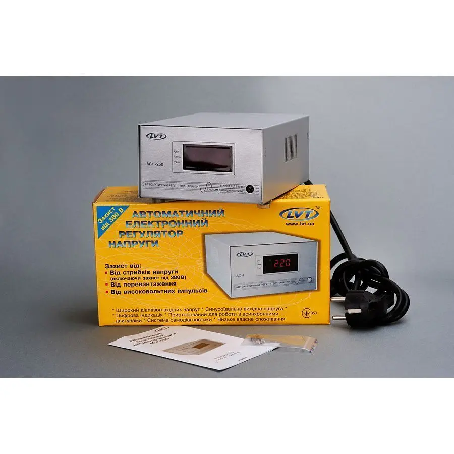 Стабілізатор напруги LVT ACH-250 [158650] - фото 6