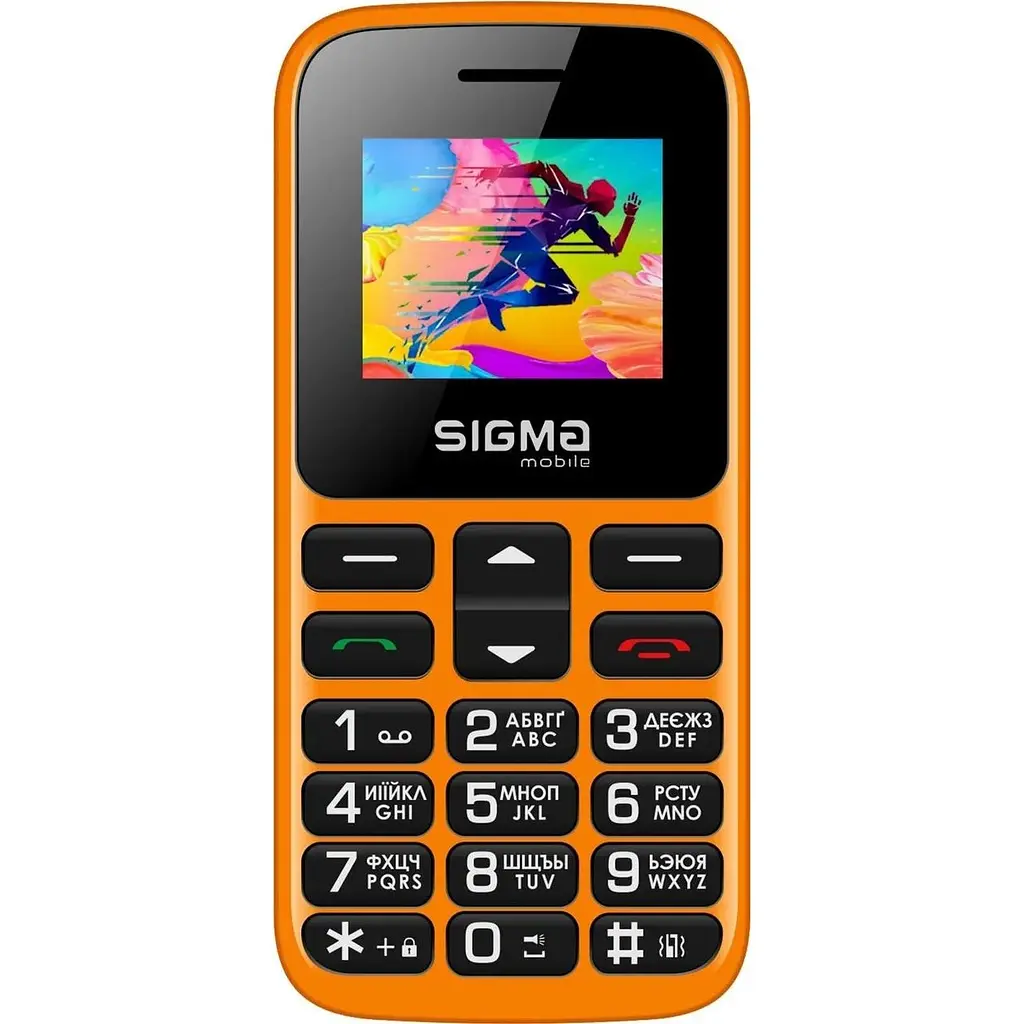 Телефон Sigma Mobile Comfort 50 HIT 2020 помаранчевий - фото 1