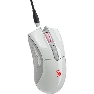 Комп'ютерна мишка A4Tech Bloody R90 Plus Wireless Greyish White (4711421001731) - фото 3