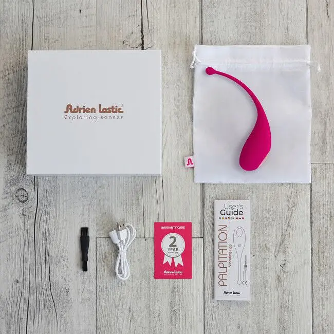 Віброяйце Adrien Lastic Palpitation 18 см рожевий - фото 7