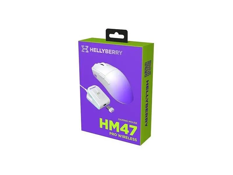Миша Hator Hellyberry HM47 PRO Wireless White-Violet - фото 9