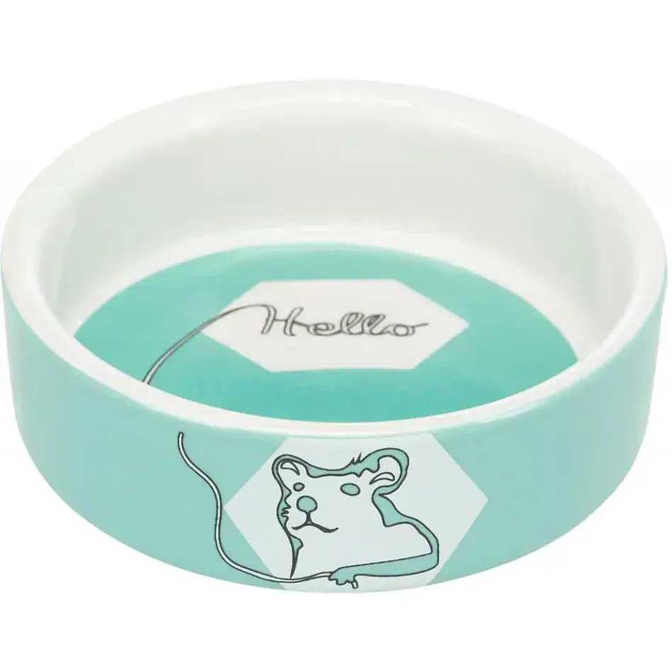 Миска керамическая Trixie 90 мл / 8 см (цвета в ассортименте) - фото 3