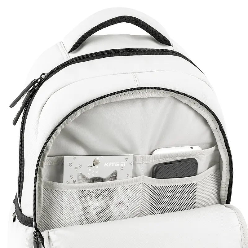 Рюкзак GoPack Education 183 світло-сірий Сірий (GO26-183M-2) - фото 13