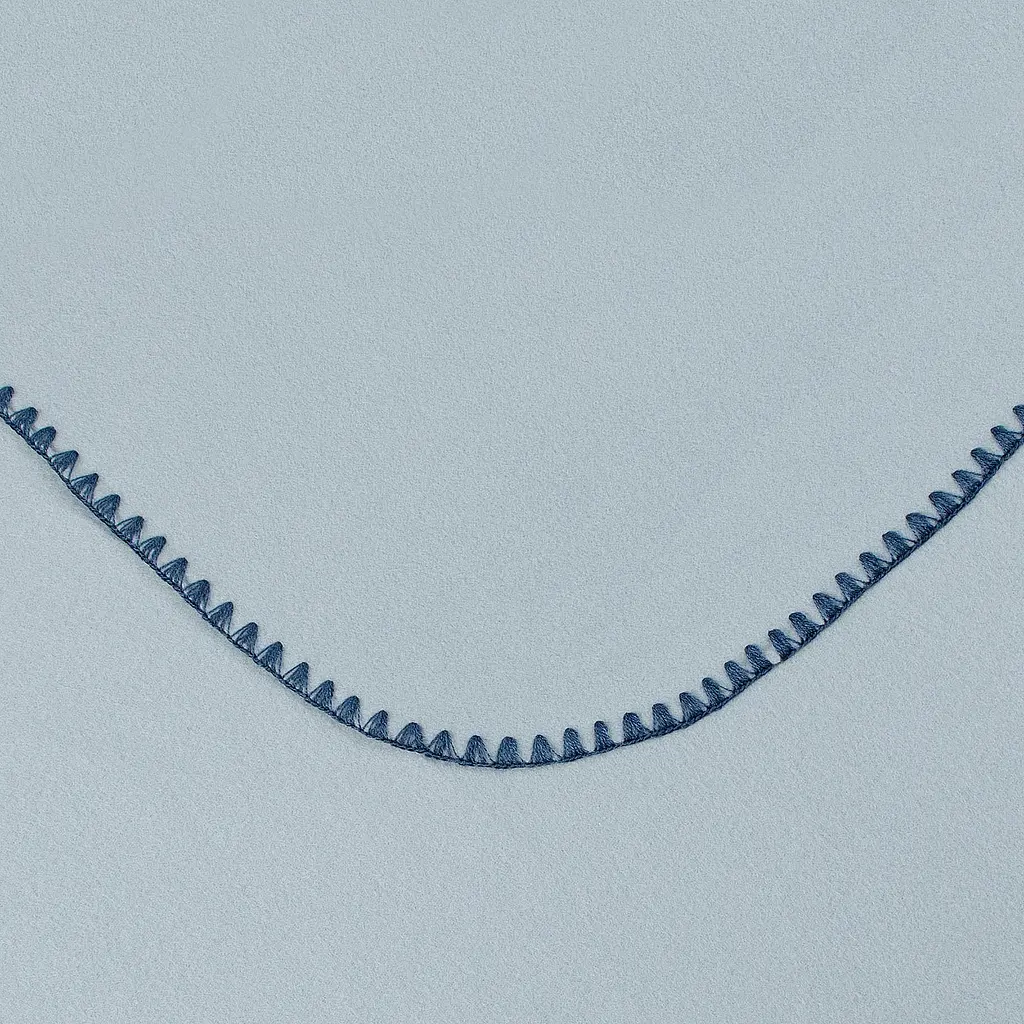 Плед флисовый Home Line гладкокрашеный раковина серо-голубой 130x160 см (198928) - фото 2