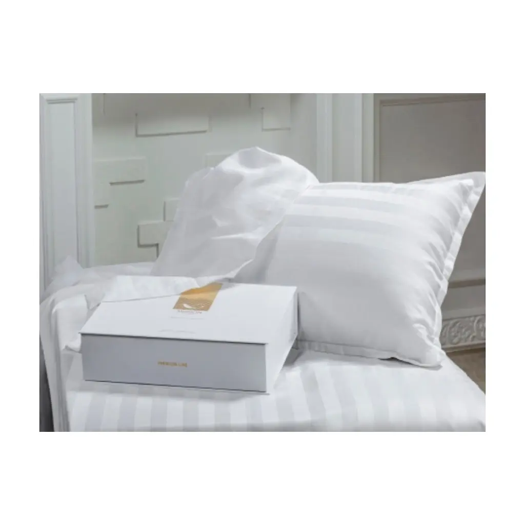 Постільна білизна MirSon Сатин Premium-страйп Royal Pearl 143х210 (2200000007254)