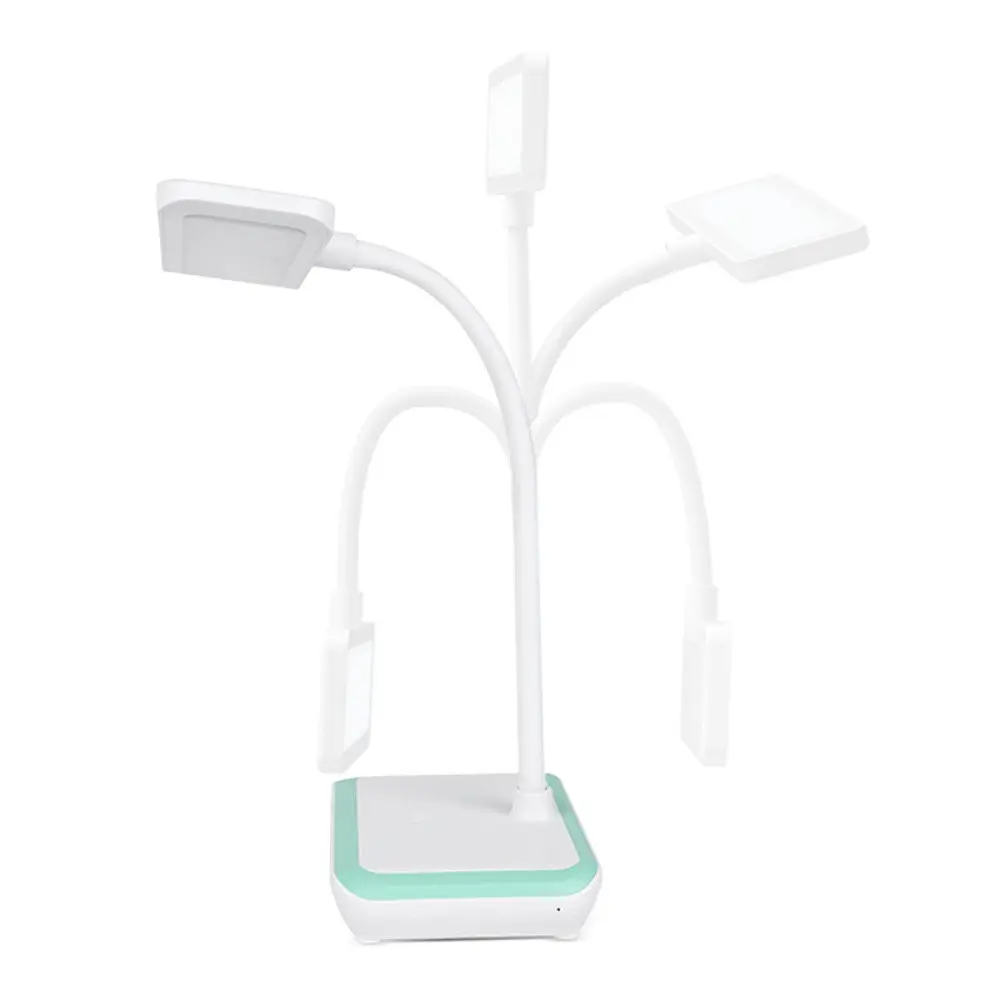 Настільна USB LED лампа Weidasi WD-6048 гнучка з акумулятором біла - фото 3