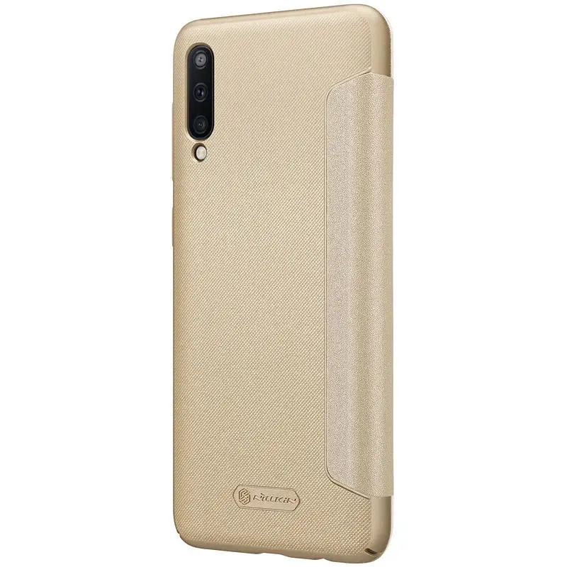Чохол-книжка Nillkin Sparkle Leather Case Samsung Galaxy A50 Gold - фото 3