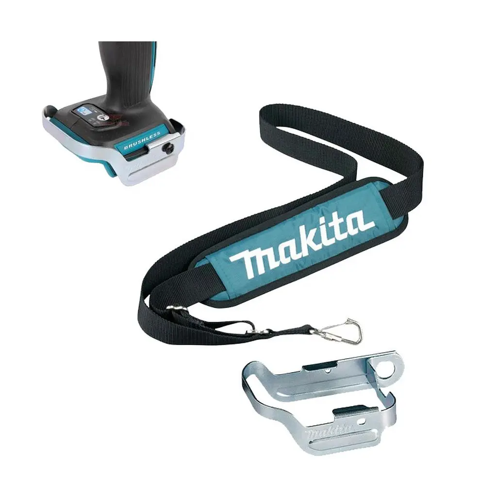 Ремінь плечовий для шурупокрутів та гайкокрутів Makita DTD129, DTD134, DTD137, DTD148, DTD152, DTD170, DTD171, DTS141, DTW190, DTW250, DTW251, DTW281, DTW285, DTW301, DTW450 (197941-0) - фото 2