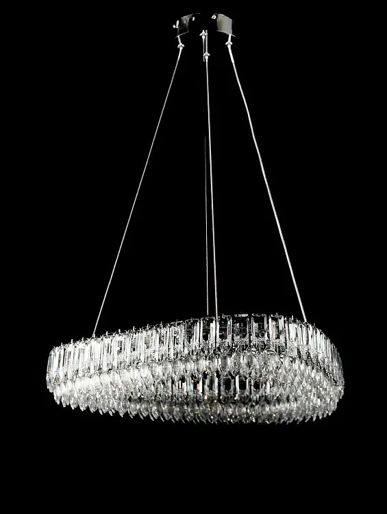 Світлодіодна люстра з кришталем Splendid Ray L7069/600/1 LED (CH+clear) - фото 2