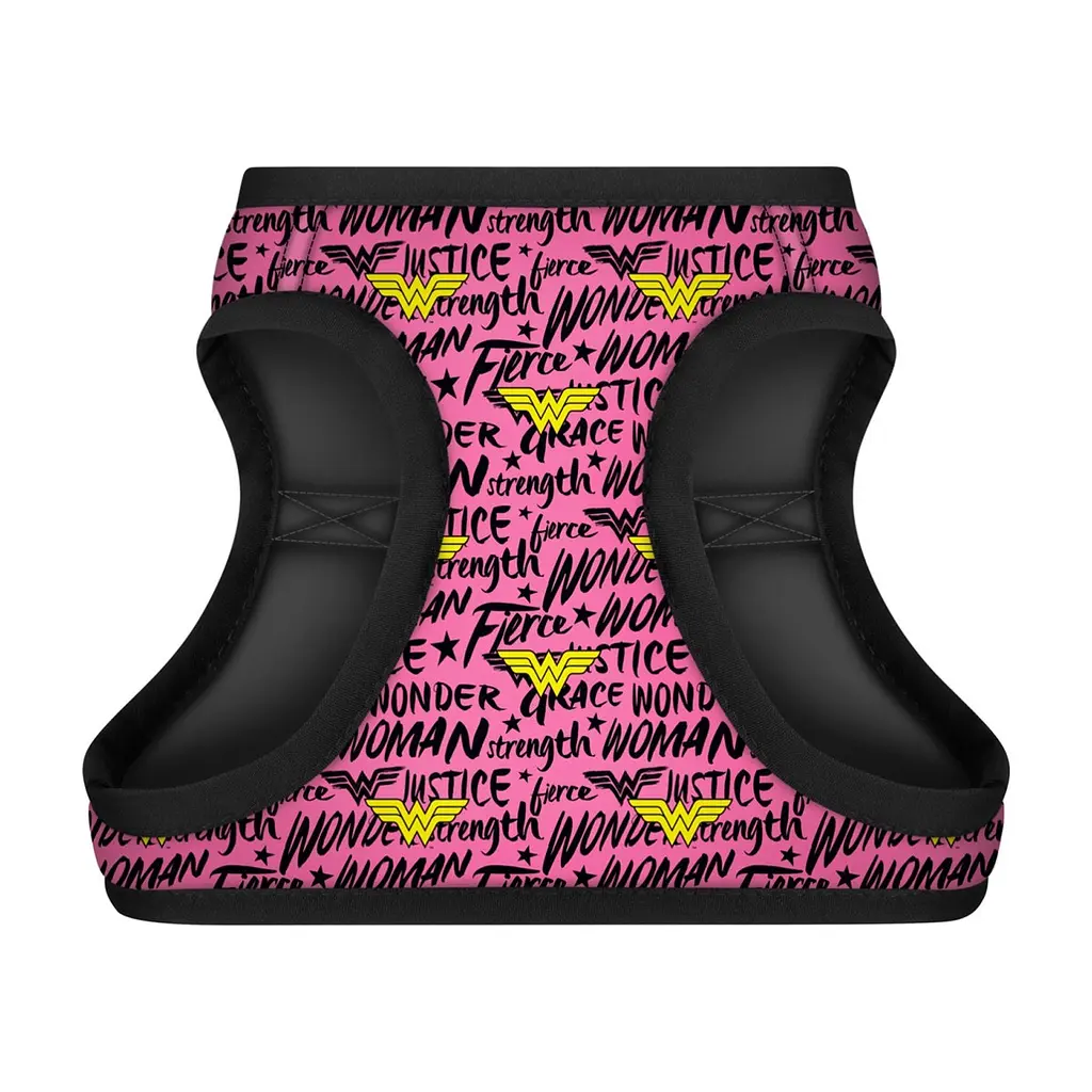 Шлея для собак WAUDOG Clothes з QR паспортом "Диво-жінка в рожевому" XS3 (1003-4010) - фото 2