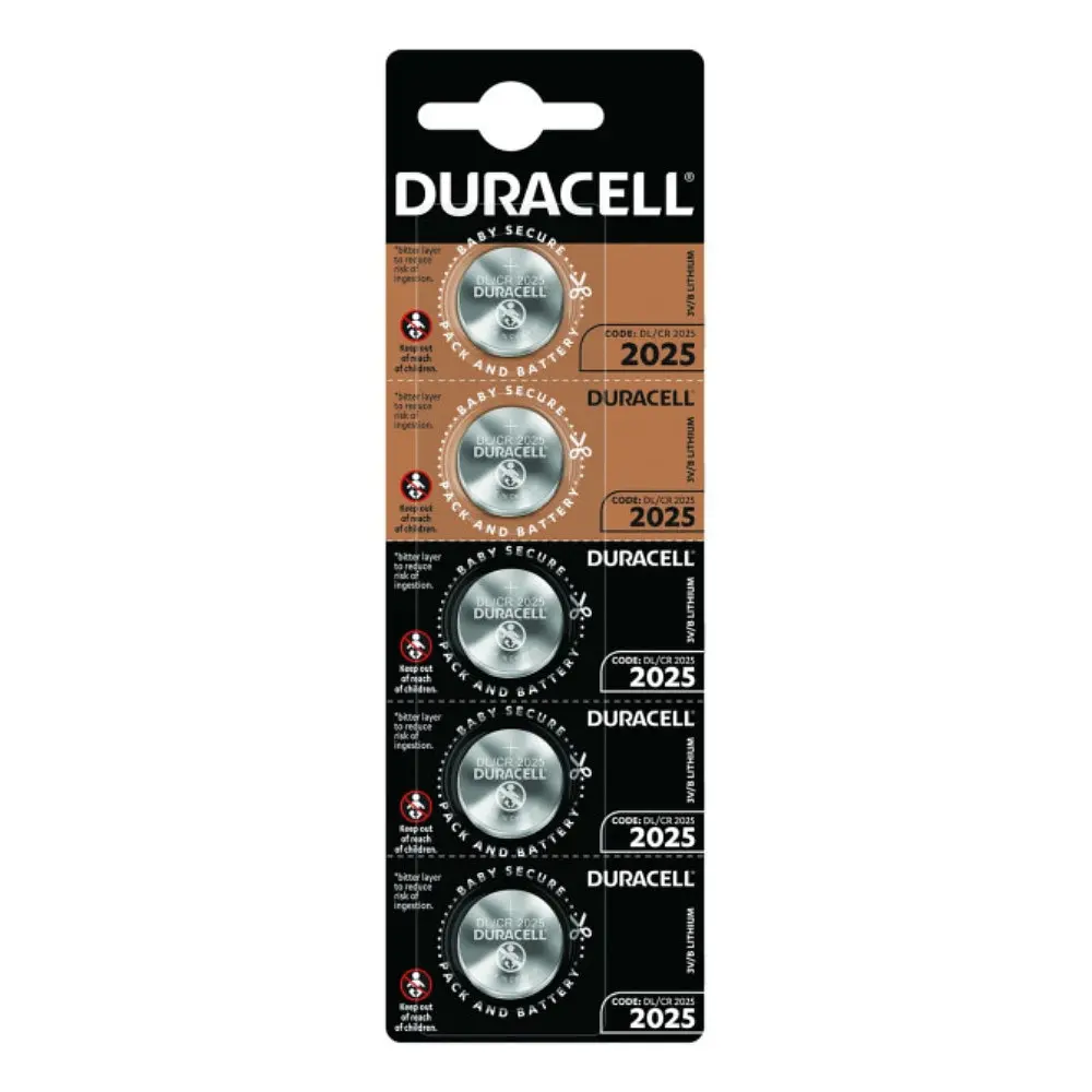 Батарейка Duracell CR2025 (5шт) - фото 3