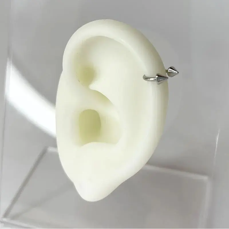 Серебряная серьга циркуляр для пирсинга Umax (септум/смайл/хеликс). 7042U - фото 4